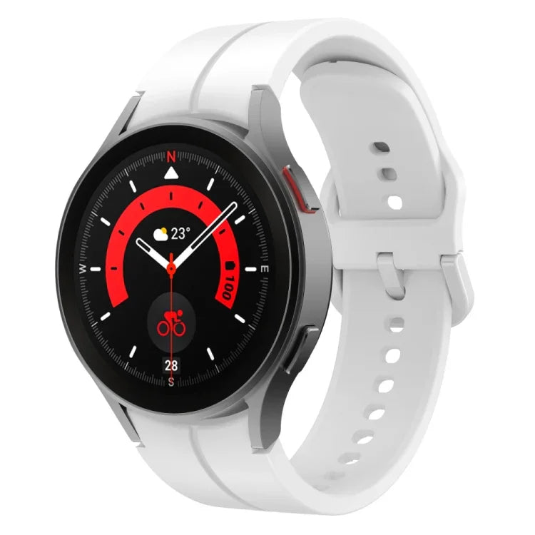 Colorful Buckle Silicone Watch Band, For Samsung Galaxy Watch 6 / 6 Classic