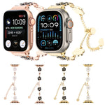 Bracelet de montre à maillons Camellia en métal, pour Apple Watch 42mm, pour Apple Watch 38mm