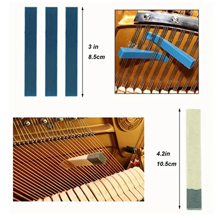 Jeu de clés d'accordage de piano 10 en 1, 10 en 1