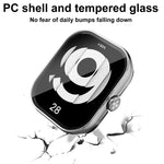 PC + Tempered Glass Integrated Watch Protective Case, For Redmi Watch 4