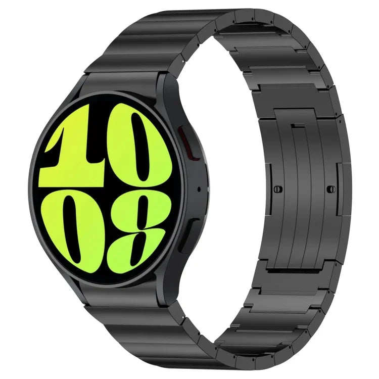 Bracelet de montre en métal à perles, style bouton, pour Samsung Galaxy Watch6/6 Classic/5/5 Pro