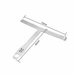 Règle en T pour guitare 9 en 1, mesure le rayon du manche et de la touche, le rayon des frettes et des cordes, pied à coulisse réglable, règle en T pour guitare 9 en 1