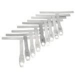 Règle en T pour guitare 9 en 1, mesure le rayon du manche et de la touche, le rayon des frettes et des cordes, pied à coulisse réglable, règle en T pour guitare 9 en 1