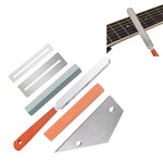 Kit d'outils de polissage et de nivellement des frettes de guitare, lime à guitare pour le polissage des frettes