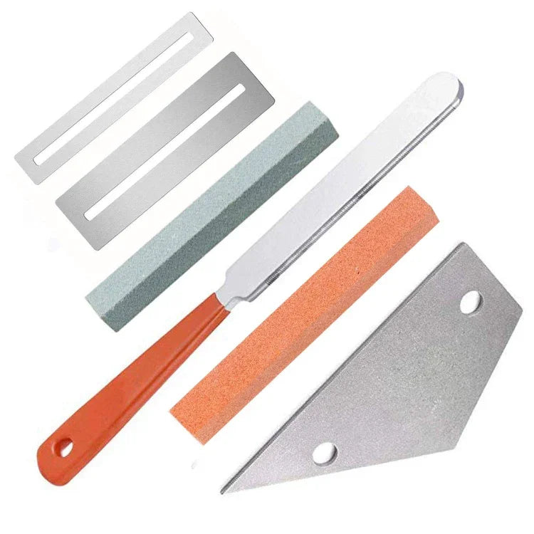 Kit d'outils de polissage et de nivellement des frettes de guitare, lime à guitare pour le polissage des frettes