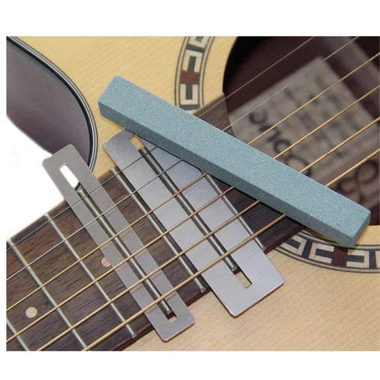 Kit d'outils de polissage et de nivellement des frettes de guitare, lime à guitare pour le polissage des frettes