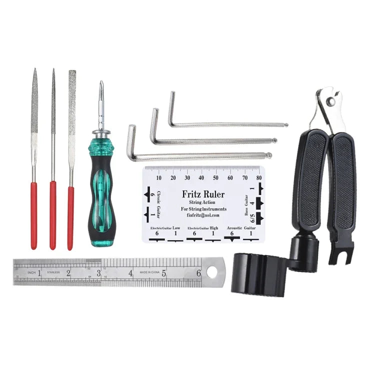 Kit d'outils de nettoyage et d'entretien pour guitare, outils d'entretien pour guitare