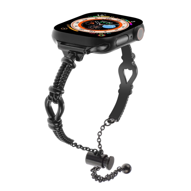Twist Metal Bracelet Chain Watch Band, For Apple Watch SE 2022 44mm, For Apple Watch Series 7 41mm, For Apple Watch Series 7 45mm, For Apple Watch SE 40mm, For Apple Watch SE 44mm, For Apple Watch Series 6 40mm, For Apple Watch Series 6 44mm           ...