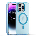 Coque de téléphone à couverture complète en TPU + PC translucide dépoli MagSafe, pour iPhone 16 Pro, pour iPhone 16 Plus, pour iPhone 16, pour iPhone 15 Pro Max, pour iPhone 15 Pro