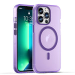 Coque de téléphone MagSafe givrée translucide en TPU + PC à couverture complète, pour iPhone 14 Pro Max, pour iPhone SE 2022 / 2020 / 8, pour iPhone 13 Pro Max, pour iPhone 13 Pro, pour iPhone 13