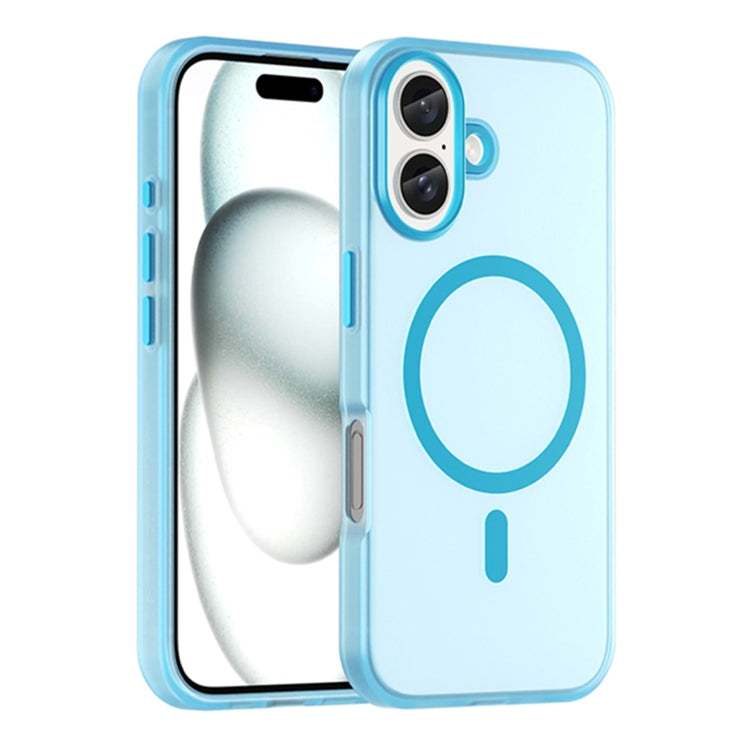 Coque de téléphone à couverture complète en TPU + PC translucide dépoli MagSafe, pour iPhone 16 Pro, pour iPhone 16 Plus, pour iPhone 16, pour iPhone 15 Pro Max, pour iPhone 15 Pro