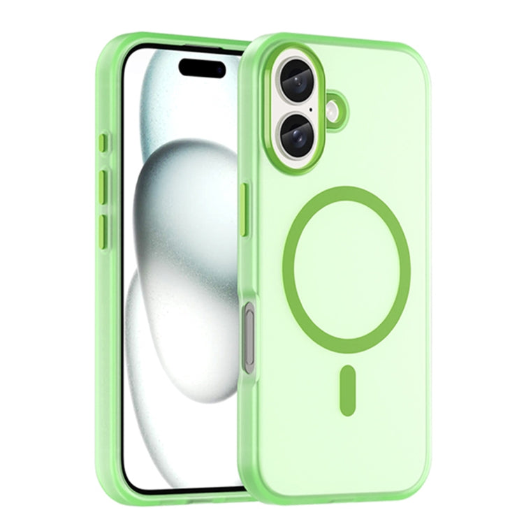 Coque de téléphone à couverture complète en TPU + PC translucide dépoli MagSafe, pour iPhone 16 Pro, pour iPhone 16 Plus, pour iPhone 16, pour iPhone 15 Pro Max, pour iPhone 15 Pro
