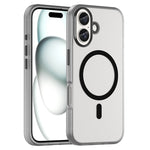 Coque de téléphone à couverture complète en TPU + PC translucide dépoli MagSafe, pour iPhone 16 Pro, pour iPhone 16 Plus, pour iPhone 16, pour iPhone 15 Pro Max, pour iPhone 15 Pro