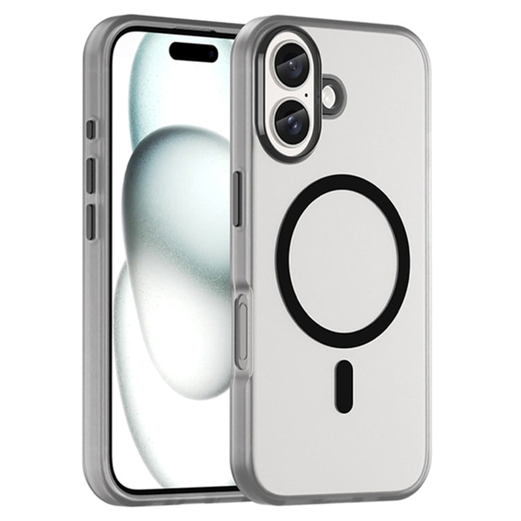 Coque de téléphone à couverture complète en TPU + PC translucide dépoli MagSafe, pour iPhone 16 Pro, pour iPhone 16 Plus, pour iPhone 16, pour iPhone 15 Pro Max, pour iPhone 15 Pro