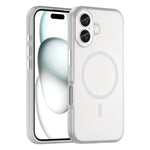 Coque de téléphone à couverture complète en TPU + PC translucide dépoli MagSafe, pour iPhone 16 Pro, pour iPhone 16 Plus, pour iPhone 16, pour iPhone 15 Pro Max, pour iPhone 15 Pro