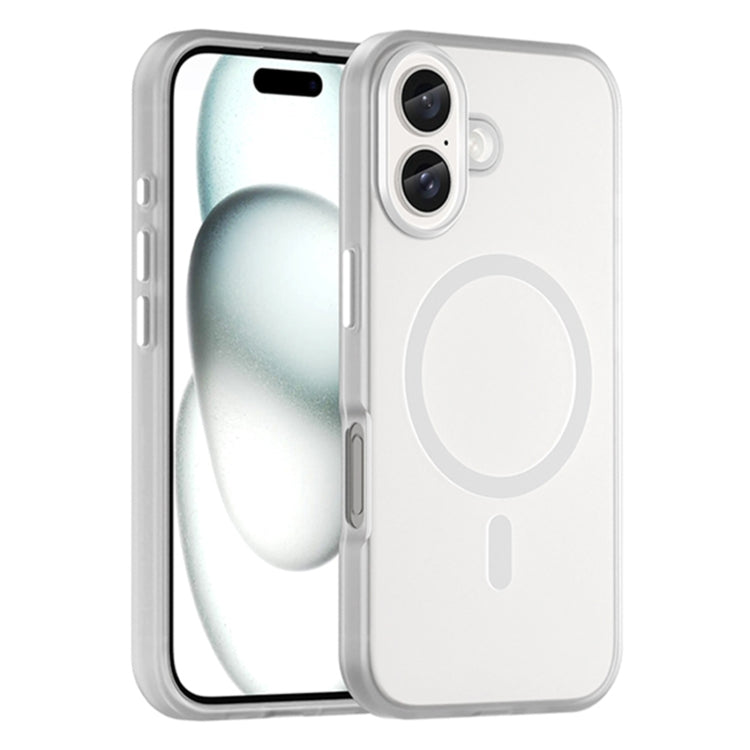 Coque de téléphone à couverture complète en TPU + PC translucide dépoli MagSafe, pour iPhone 16 Pro, pour iPhone 16 Plus, pour iPhone 16, pour iPhone 15 Pro Max, pour iPhone 15 Pro