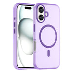 Coque de téléphone à couverture complète en TPU + PC translucide dépoli MagSafe, pour iPhone 16 Pro, pour iPhone 16 Plus, pour iPhone 16, pour iPhone 15 Pro Max, pour iPhone 15 Pro