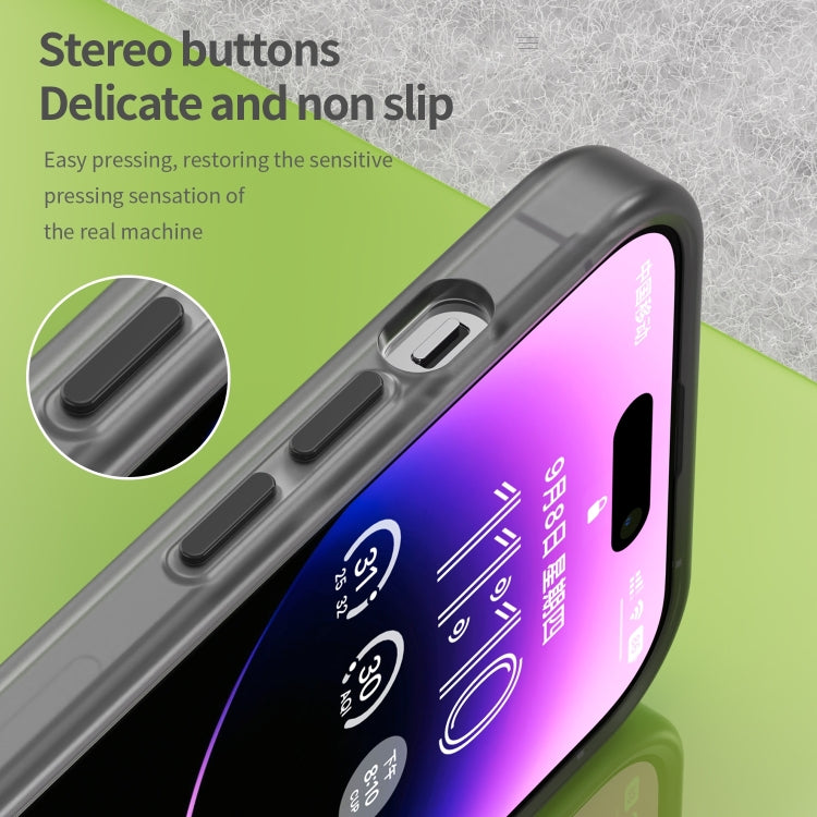 Coque de téléphone à couverture complète en TPU + PC translucide dépoli MagSafe, pour iPhone 16 Pro, pour iPhone 16 Plus, pour iPhone 16, pour iPhone 15 Pro Max, pour iPhone 15 Pro