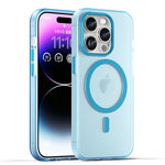 Coque de téléphone à couverture complète en TPU + PC translucide dépoli MagSafe, pour iPhone 16 Pro, pour iPhone 16 Plus, pour iPhone 16, pour iPhone 15 Pro Max, pour iPhone 15 Pro