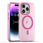 Coque de téléphone à couverture complète en TPU + PC translucide dépoli MagSafe, pour iPhone 16 Pro, pour iPhone 16 Plus, pour iPhone 16, pour iPhone 15 Pro Max, pour iPhone 15 Pro