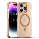 Coque de téléphone à couverture complète en TPU + PC translucide dépoli MagSafe, pour iPhone 16 Pro, pour iPhone 16 Plus, pour iPhone 16, pour iPhone 15 Pro Max, pour iPhone 15 Pro