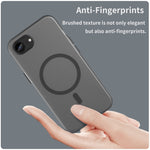 Coque de téléphone MagSafe Givré Translucide en TPU + PC à Couverture Complète, Pour iPhone 17e / 16e, Pour iPhone 17 Pro Max, Pour iPhone 17 Pro, Pour iPhone 17, Pour iPhone Air, Pour iPhone 16 Pro Max