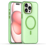 Coque de téléphone à couverture complète en TPU + PC translucide dépoli MagSafe, pour iPhone 16 Pro, pour iPhone 16 Plus, pour iPhone 16, pour iPhone 15 Pro Max, pour iPhone 15 Pro