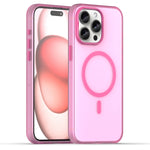 Coque de téléphone à couverture complète en TPU + PC translucide dépoli MagSafe, pour iPhone 16 Pro, pour iPhone 16 Plus, pour iPhone 16, pour iPhone 15 Pro Max, pour iPhone 15 Pro