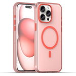 Coque de téléphone à couverture complète en TPU + PC translucide dépoli MagSafe, pour iPhone 16 Pro, pour iPhone 16 Plus, pour iPhone 16, pour iPhone 15 Pro Max, pour iPhone 15 Pro