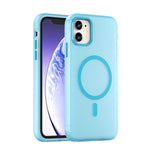 Coque de téléphone à couverture complète en TPU dépoli translucide MagSafe + PC, Pour iPhone 12, Pour iPhone 12 Pro Max, Pour iPhone 12 Pro, Pour iPhone 11 Pro Max, Pour iPhone 11