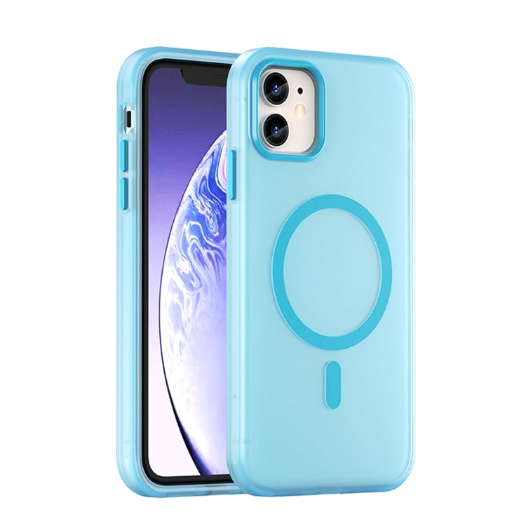 Coque de téléphone à couverture complète en TPU dépoli translucide MagSafe + PC, Pour iPhone 12, Pour iPhone 12 Pro Max, Pour iPhone 12 Pro, Pour iPhone 11 Pro Max, Pour iPhone 11