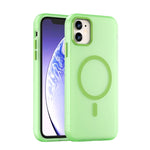 Coque de téléphone à couverture complète en TPU dépoli translucide MagSafe + PC, Pour iPhone 12, Pour iPhone 12 Pro Max, Pour iPhone 12 Pro, Pour iPhone 11 Pro Max, Pour iPhone 11