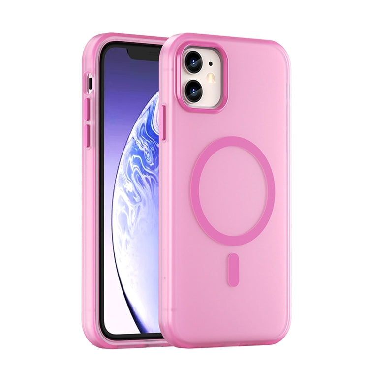 Coque de téléphone à couverture complète en TPU dépoli translucide MagSafe + PC, Pour iPhone 12, Pour iPhone 12 Pro Max, Pour iPhone 12 Pro, Pour iPhone 11 Pro Max, Pour iPhone 11