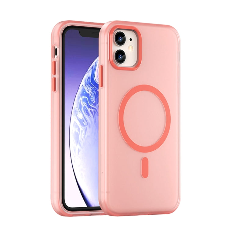 Coque de téléphone à couverture complète en TPU dépoli translucide MagSafe + PC, Pour iPhone 12, Pour iPhone 12 Pro Max, Pour iPhone 12 Pro, Pour iPhone 11 Pro Max, Pour iPhone 11