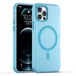 Coque de téléphone à couverture complète en TPU dépoli translucide MagSafe + PC, Pour iPhone 12, Pour iPhone 12 Pro Max, Pour iPhone 12 Pro, Pour iPhone 11 Pro Max, Pour iPhone 11