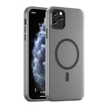 Coque de téléphone à couverture complète en TPU dépoli translucide MagSafe + PC, Pour iPhone 12, Pour iPhone 12 Pro Max, Pour iPhone 12 Pro, Pour iPhone 11 Pro Max, Pour iPhone 11
