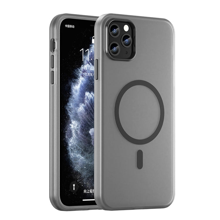 Coque de téléphone à couverture complète en TPU dépoli translucide MagSafe + PC, Pour iPhone 12, Pour iPhone 12 Pro Max, Pour iPhone 12 Pro, Pour iPhone 11 Pro Max, Pour iPhone 11