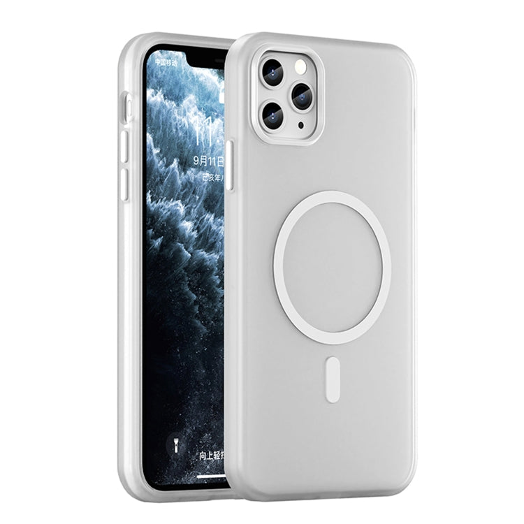 Coque de téléphone à couverture complète en TPU dépoli translucide MagSafe + PC, Pour iPhone 12, Pour iPhone 12 Pro Max, Pour iPhone 12 Pro, Pour iPhone 11 Pro Max, Pour iPhone 11