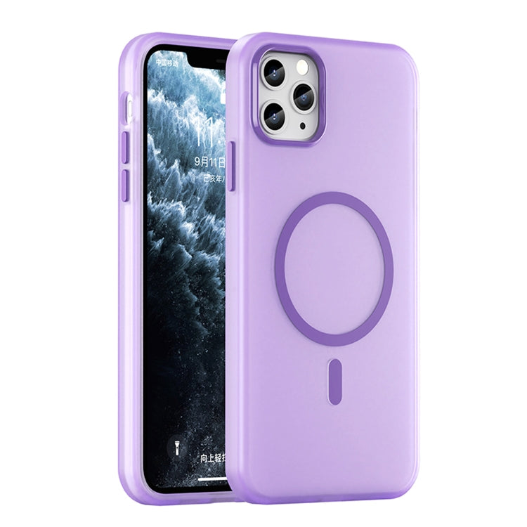 Coque de téléphone à couverture complète en TPU dépoli translucide MagSafe + PC, Pour iPhone 12, Pour iPhone 12 Pro Max, Pour iPhone 12 Pro, Pour iPhone 11 Pro Max, Pour iPhone 11