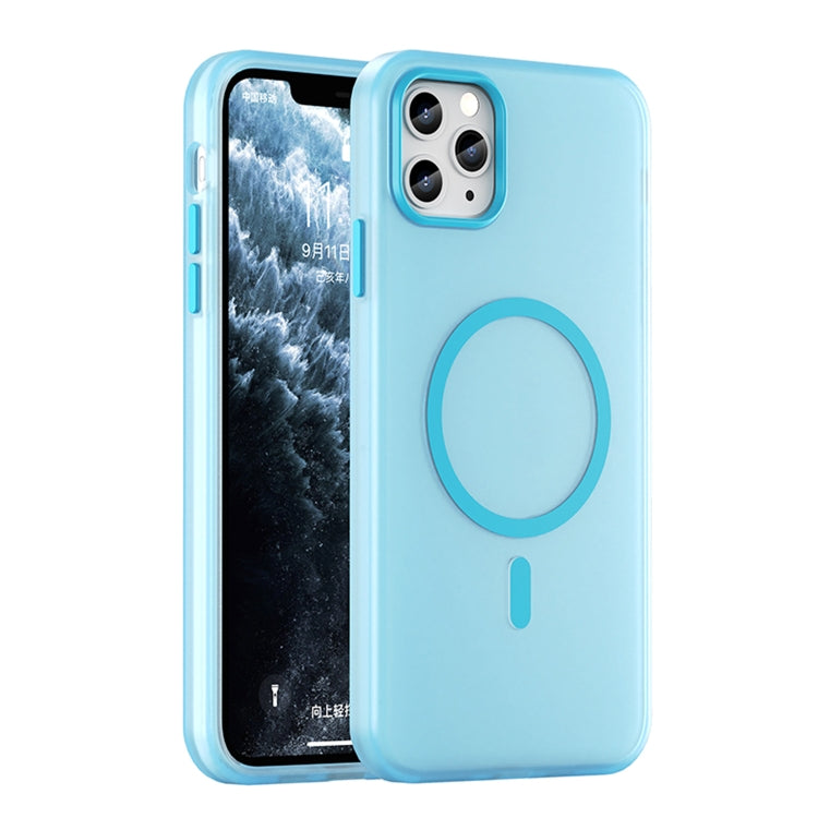 Coque de téléphone à couverture complète en TPU dépoli translucide MagSafe + PC, Pour iPhone 12, Pour iPhone 12 Pro Max, Pour iPhone 12 Pro, Pour iPhone 11 Pro Max, Pour iPhone 11