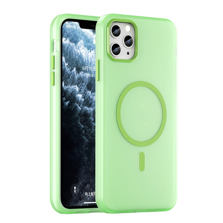 Coque de téléphone à couverture complète en TPU dépoli translucide MagSafe + PC, Pour iPhone 12, Pour iPhone 12 Pro Max, Pour iPhone 12 Pro, Pour iPhone 11 Pro Max, Pour iPhone 11