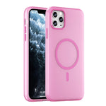Coque de téléphone à couverture complète en TPU dépoli translucide MagSafe + PC, Pour iPhone 12, Pour iPhone 12 Pro Max, Pour iPhone 12 Pro, Pour iPhone 11 Pro Max, Pour iPhone 11