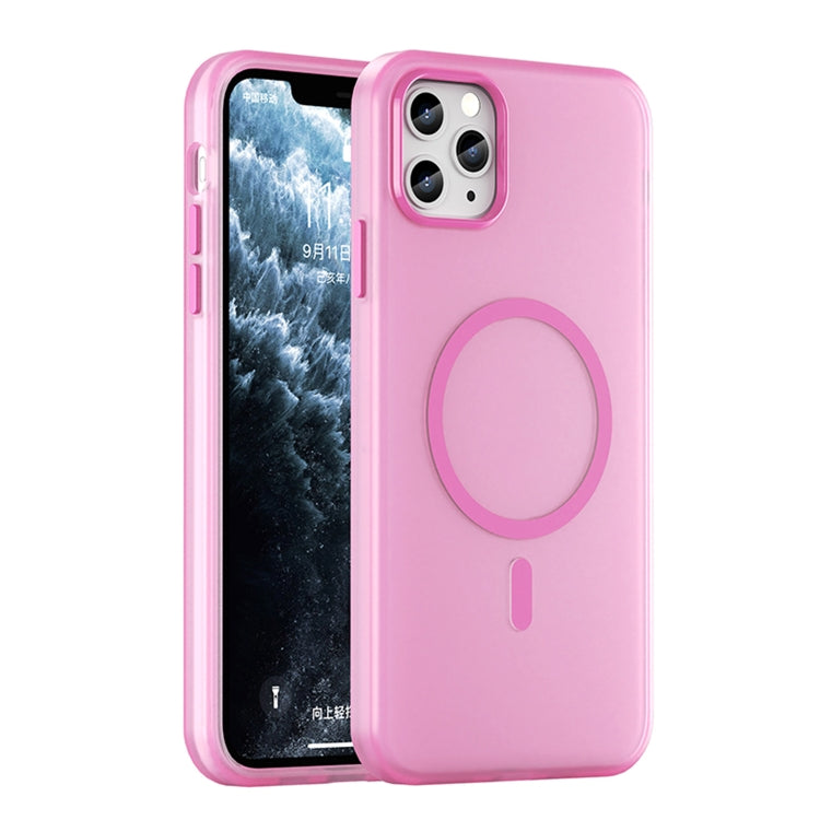 Coque de téléphone à couverture complète en TPU dépoli translucide MagSafe + PC, Pour iPhone 12, Pour iPhone 12 Pro Max, Pour iPhone 12 Pro, Pour iPhone 11 Pro Max, Pour iPhone 11