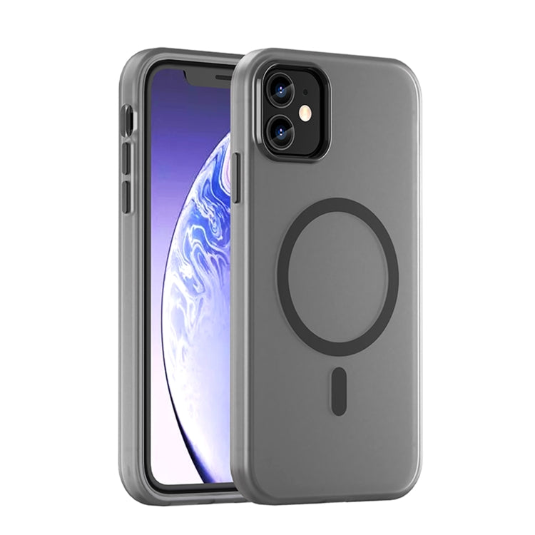 Coque de téléphone à couverture complète en TPU dépoli translucide MagSafe + PC, Pour iPhone 12, Pour iPhone 12 Pro Max, Pour iPhone 12 Pro, Pour iPhone 11 Pro Max, Pour iPhone 11