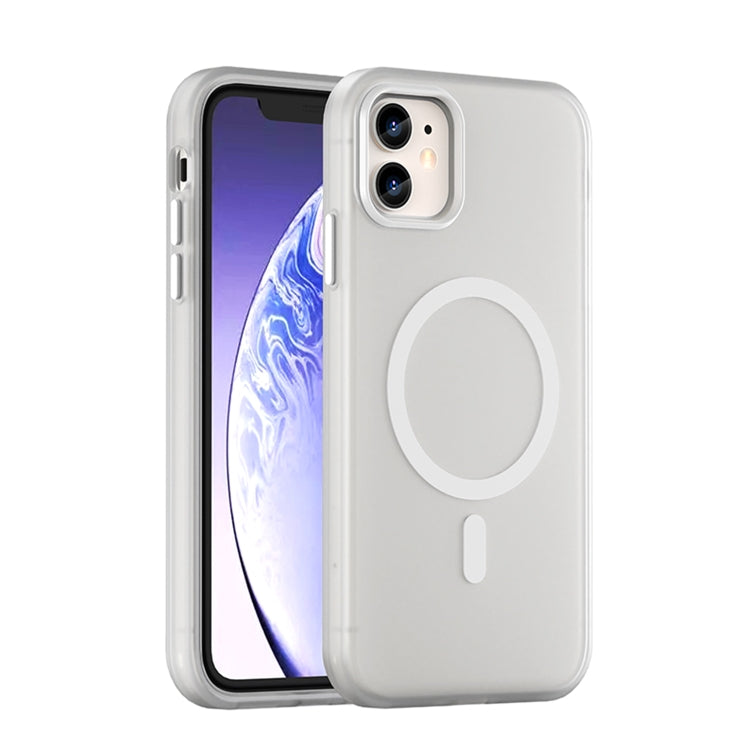 Coque de téléphone à couverture complète en TPU dépoli translucide MagSafe + PC, Pour iPhone 12, Pour iPhone 12 Pro Max, Pour iPhone 12 Pro, Pour iPhone 11 Pro Max, Pour iPhone 11