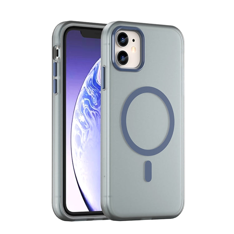 Coque de téléphone à couverture complète en TPU dépoli translucide MagSafe + PC, Pour iPhone 12, Pour iPhone 12 Pro Max, Pour iPhone 12 Pro, Pour iPhone 11 Pro Max, Pour iPhone 11