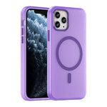 Coque de téléphone intégrale MagSafe givrée translucide en TPU + PC, pour iPhone 11 Pro