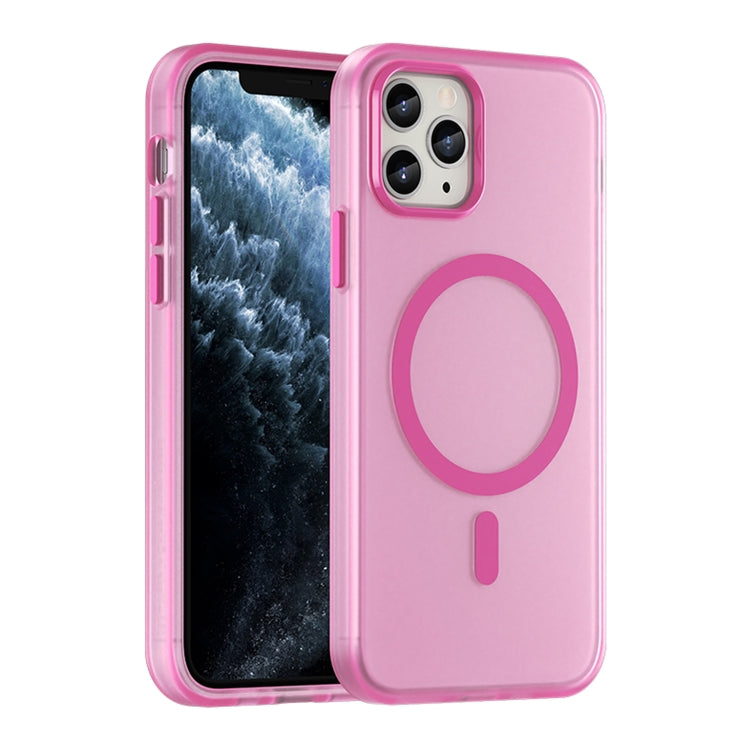 Coque de téléphone intégrale MagSafe givrée translucide en TPU + PC, pour iPhone 11 Pro