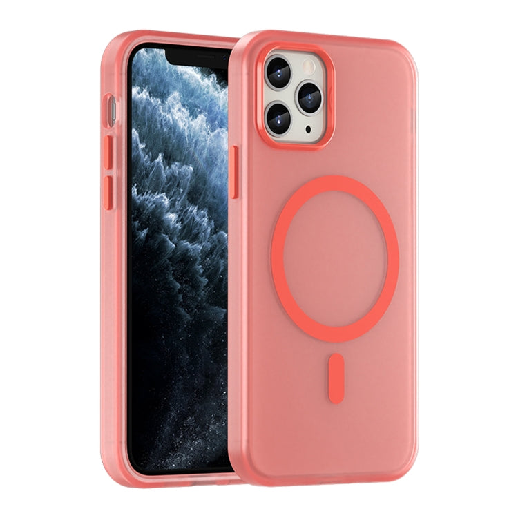 Coque de téléphone intégrale MagSafe givrée translucide en TPU + PC, pour iPhone 11 Pro