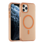 Coque de téléphone intégrale MagSafe givrée translucide en TPU + PC, pour iPhone 11 Pro
